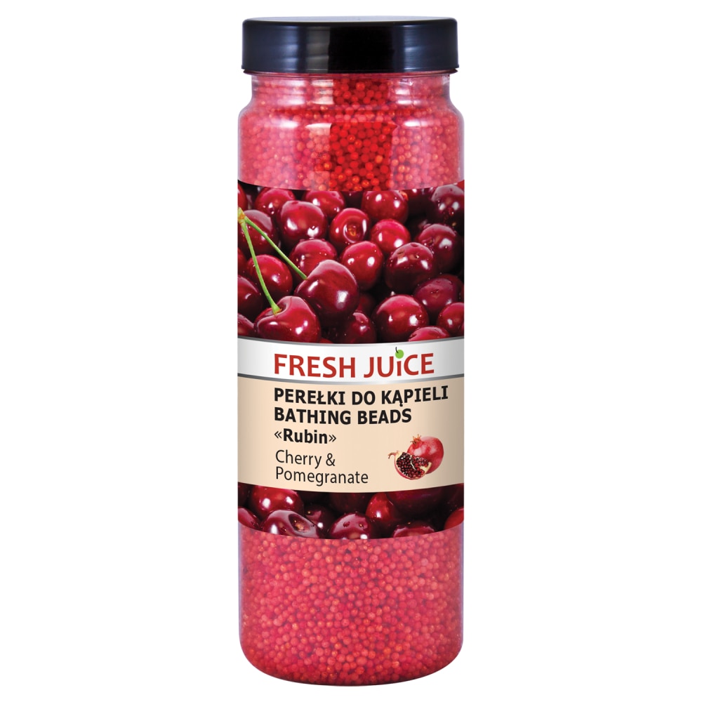 Perle de Baie cu Extract de Cirese Rodie - 450 gr - Fresh Juice