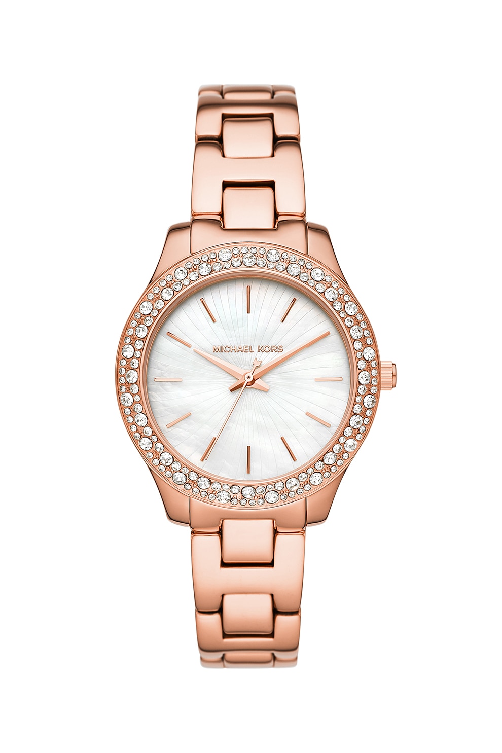 Michael Kors, Ceas decorat cu cristale, Auriu rose