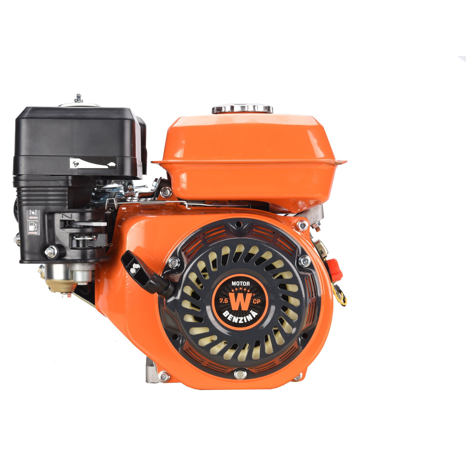 Set motor benzina WOLFSON® GTX-200, in 4 Timpi OHV (170F) cu ax