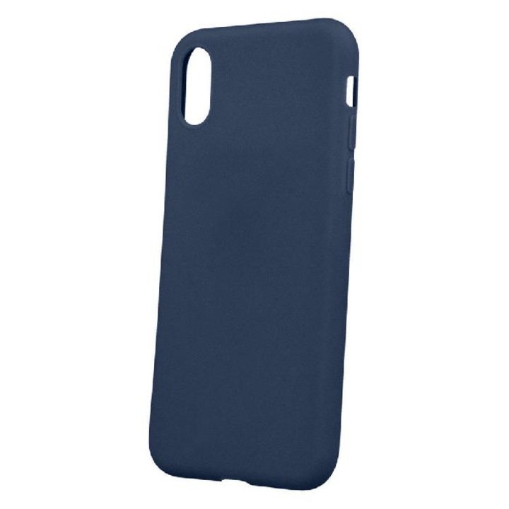 Силиконов кейс iPaky матиран, За Xiaomi Redmi Note 8 Pro, Тъмносин