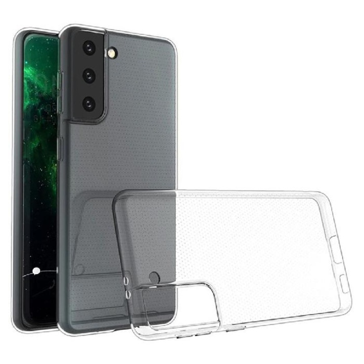 Силиконов прозрачен калъф гръб кейс MBX - Samsung Galaxy S21, Прозрачен
