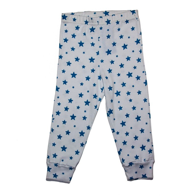 Pantaloni fara botoc, Sofiaman, 17512R, 18 luni, alb stelute