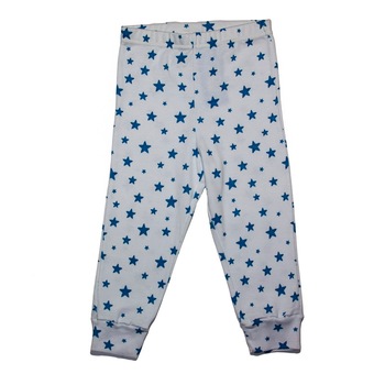 Pantaloni fara botoc, Sofiaman, 17512R, 18 luni, alb stelute Pantaloni fara botoc, Sofiaman, 17512R, 18 luni, alb stelute