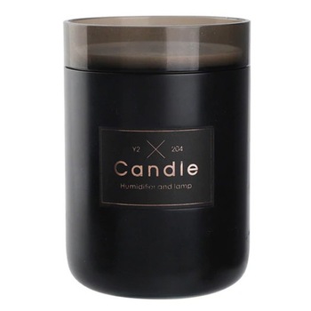 Umidificator Tip Lumanare Romantica cu Ultrasunete, Uleiuri Esentiale, pentru Dormitor, Casa, Birou, 280ml, Negru Umidificator Tip Lumanare Romantica cu Ultrasunete, Uleiuri Esentiale, pentru Dormitor, Casa, Birou, 280ml, Negru