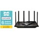 Router Wireless Wi-Fi 6 TP-Link Archer AX73, Dual-Band, Gigabit, AX5400, Beamforming, OFDMA, MU-MIMO, HomeShield, OneMesh™, 6 antene Wi-Fi