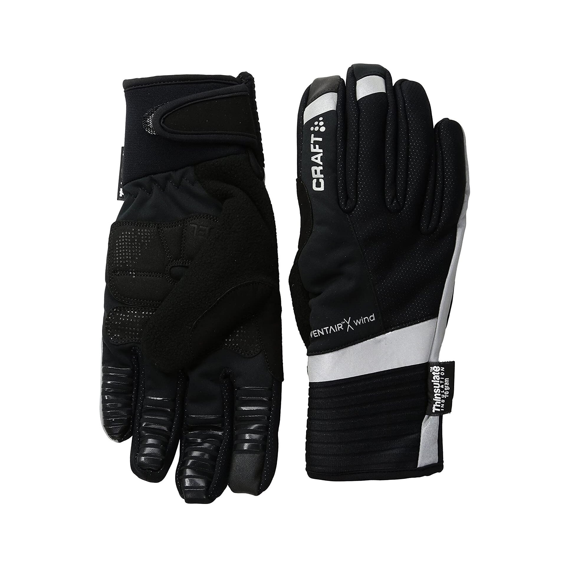 Manusi unisex de ski, Craft keep warm, Negru/Gri, XS