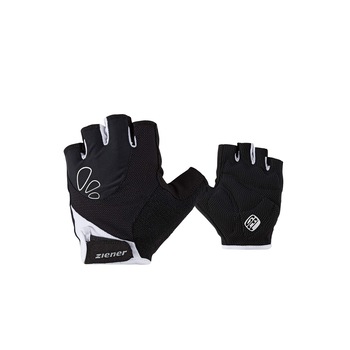Manusi cu gel ciclism, Ziener 988107, Negru/Alb, 8.5 Manusi cu gel ciclism, Ziener 988107, Negru/Alb, 8.5