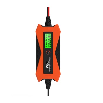 Redresor smart acumulatori auto - moto Well ,12V, 2ah-120ah cu display ,model cu 4A viteza incarcare , inteligent , functie de reparare acumulator, posibilitate incarcare baterie direct pe masina (inclusiv cu start -stop )Wet, Gel, MF, CA, EFB, AGM & LIB Redresor smart acumulatori auto - moto Well ,12V, 2ah-120ah cu display ,model cu 4A viteza incarcare , inteligent , functie de reparare acumulator, posibilitate incarcare baterie direct pe masina (inclusiv cu start -stop )Wet, Gel, MF, CA, EFB, AGM & LIB