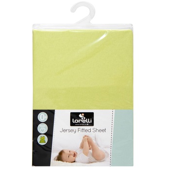 Cearsaf pat Lorelli jersey, 60 x 120 cm, Verde Cearsaf pat Lorelli jersey, 60 x 120 cm, Verde