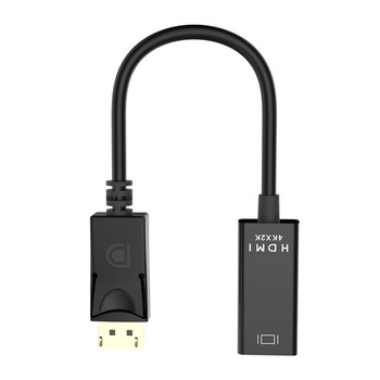 Adaptor DisplayPort tata la HDMI mama, pentru monitor, Chromebook, MacBook, Surface, Negru, BBL1994 Adaptor DisplayPort tata la HDMI mama, pentru monitor, Chromebook, MacBook, Surface, Negru, BBL1994