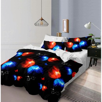 Lenjerie de pat dublu, 4 piese, Ralex Pucioasa, ELVO 2106 Lenjerie de pat dublu, 4 piese, Ralex Pucioasa, ELVO 2106