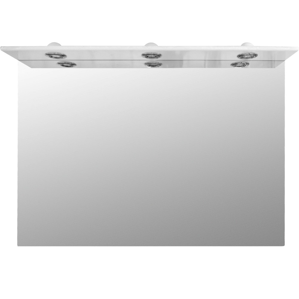 Oglinda baie Lufft cu iluminare LED, 120 x 70 x 16 cm, Alb