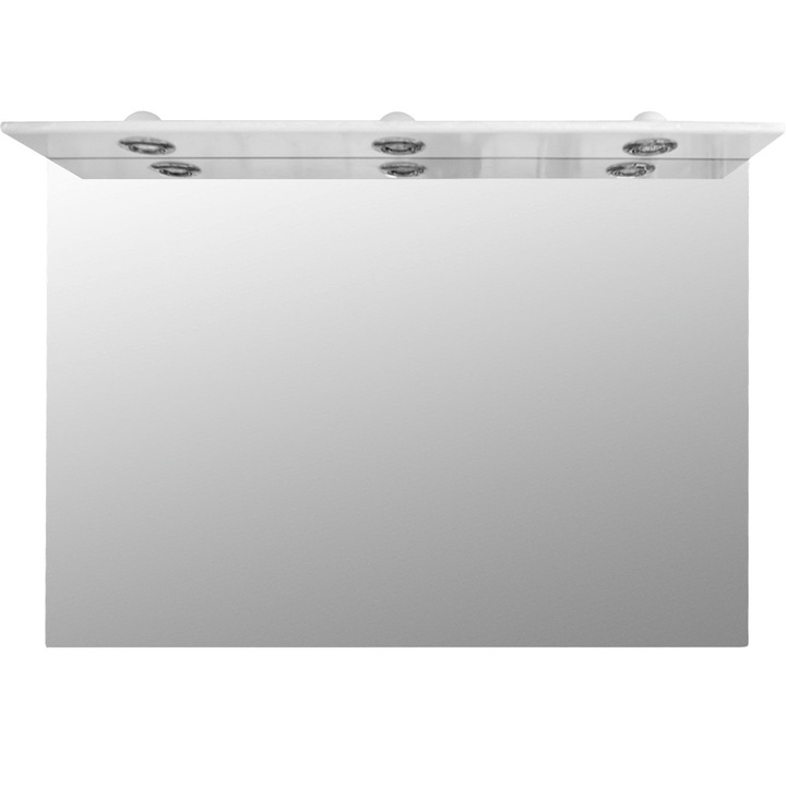 Oglinda baie Lufft cu iluminare LED, 120 x 70 x 16 cm, Alb