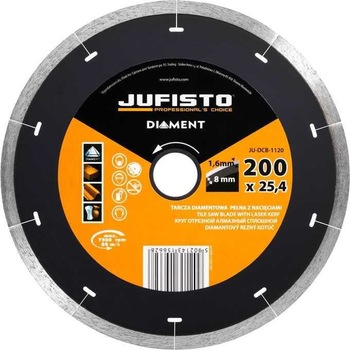 Disc diamantat, beton, taiere umeda, 200 mm/25.4 mm, Jufisto Disc diamantat, beton, taiere umeda, 200 mm/25.4 mm, Jufisto