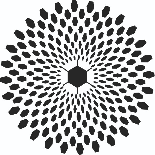 Sticker decorativ de perete 3 d decor 90 x 90 cm