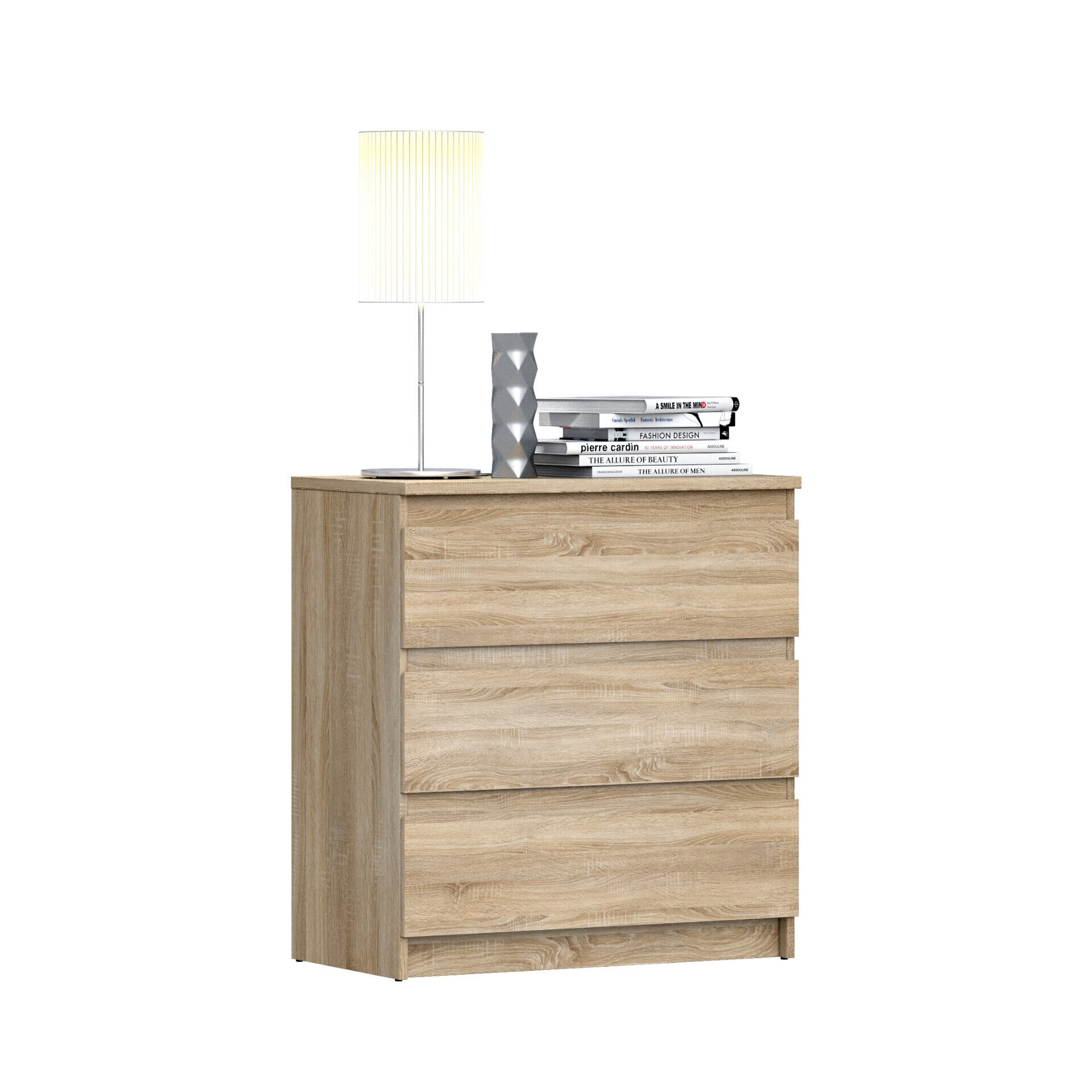 Comoda Sani KITO SB-2347/1, 80/44,6/86,2 cm, Stejar Sonoma