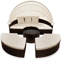 set mobilier exclusivist canapea masa telescopica din wpc si 2 tabureti  185 cm ego rotund insula soarelui brown imagen 19_0_
0