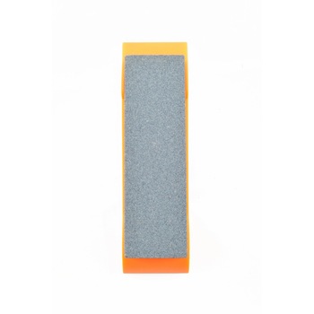 Piatra ascutire cutite, cu suport plastic, 13x4cm Piatra ascutire cutite, cu suport plastic, 13x4cm