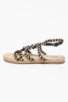 Manebi, Sandale cu barete multiple si garnitura de iuta Ibiza Manebi, Sandale cu barete multiple si garnitura de iuta Ibiza