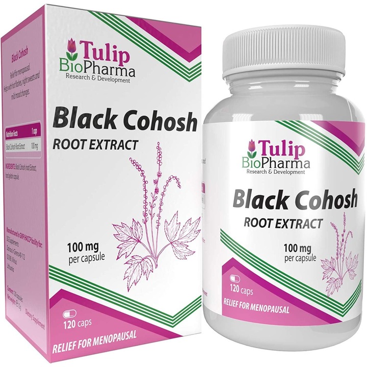 Extract de Cohos Negru, Tulip Biopharma, 100 mg, 120 Capsule
