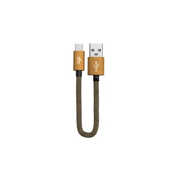 Cablu Date Type C Ego QC 3.0 0.3m Auriu Cablu Date Type C Ego QC 3.0 0.3m Auriu