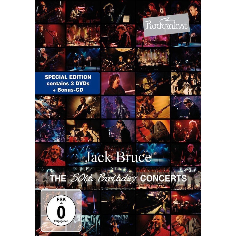 Jack Bruce - The 50th Birthday Concerts [Digi box] (3dvd+cd)