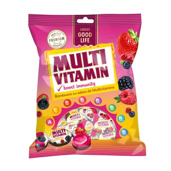 GOOD LIFE Multivitamine, dropsuri functionale cu multivitamine, BAX (25 pungi * 75g) GOOD LIFE Multivitamine, dropsuri functionale cu multivitamine, BAX (25 pungi * 75g)