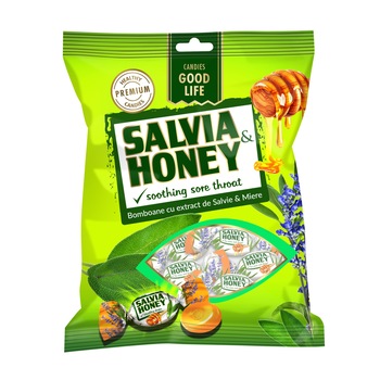 GOOD LIFE Salvia Honey, dropsuri functionale cu miere si salvie, BAX (25 pungi * 75g) GOOD LIFE Salvia Honey, dropsuri functionale cu miere si salvie, BAX (25 pungi * 75g)