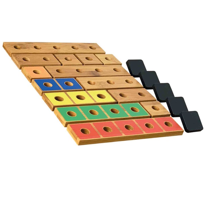 Placute si jetoane pentru numarare P2P 1-5, Nexus, 14 piese