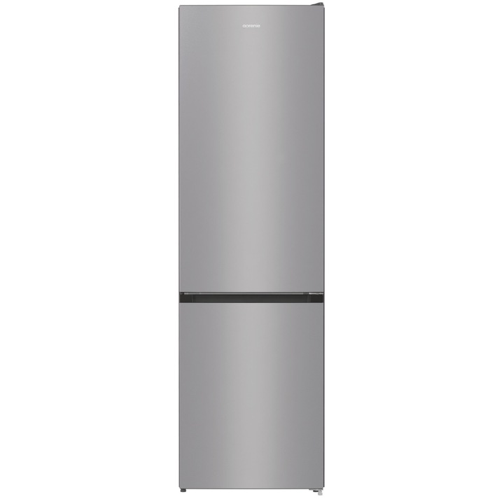 Combina frigorifica Gorenje NRK6201ES4, 331 l, Clasa F, No Frost Plus, IonAir, Multiflow 360°, AdaptCool, Argintiu