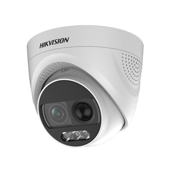 Camera de supraveghere Dome ColorVu Ultra Low Light (color 24/24) 2 MP, TURBO HD, FullHD 1080p, 25 fps,DS-2CE72DFT-PIRXOF
