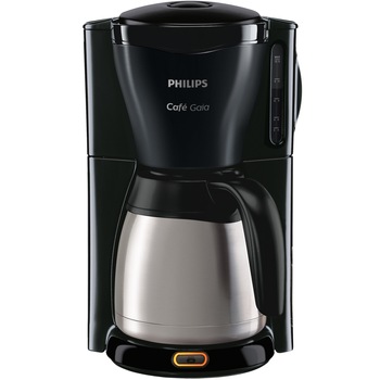 Cafetiera Philips Gaia HD7544/20, 1000 W, vas termorezistent din otel inoxidabil, 1,2 l, sistem anti-picurare, negru Cafetiera Philips Gaia HD7544/20, 1000 W, vas termorezistent din otel inoxidabil, 1,2 l, sistem anti-picurare, negru