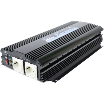 Invertor de tensiune President 1200W alimentare 12V, iesire 230V, unda sinus modificata, telecomanda inclusa Invertor de tensiune President 1200W alimentare 12V, iesire 230V, unda sinus modificata, telecomanda inclusa