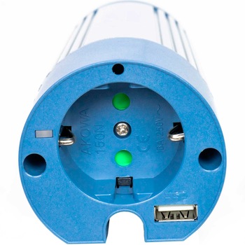 Invertor de tensiune President 150W alimentare 24V, iesire 230V, unda sinus modificata, mufa USB 5V 500mAh, cu mufa de bricheta inclus Invertor de tensiune President 150W alimentare 24V, iesire 230V, unda sinus modificata, mufa USB 5V 500mAh, cu mufa de bricheta inclus