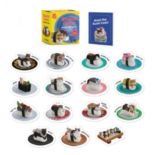 Sushi Cats Magnet Set: They're Magical!, Tange & Nakimushi Peanuts (Author)