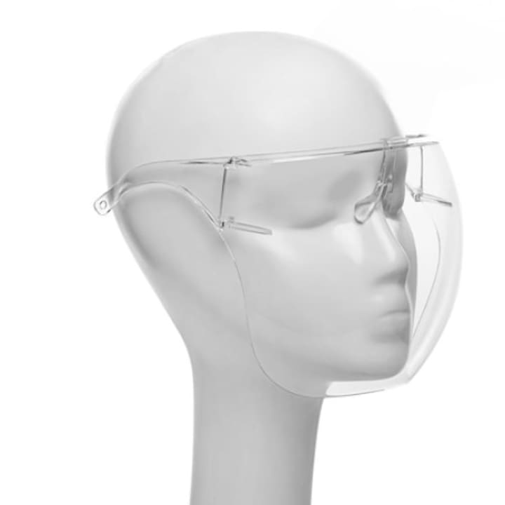 Neo Professzionális arcvédő, átlátszó, könnyű, fertőtleníthető, újrafelhasználható, M-es méret, Női