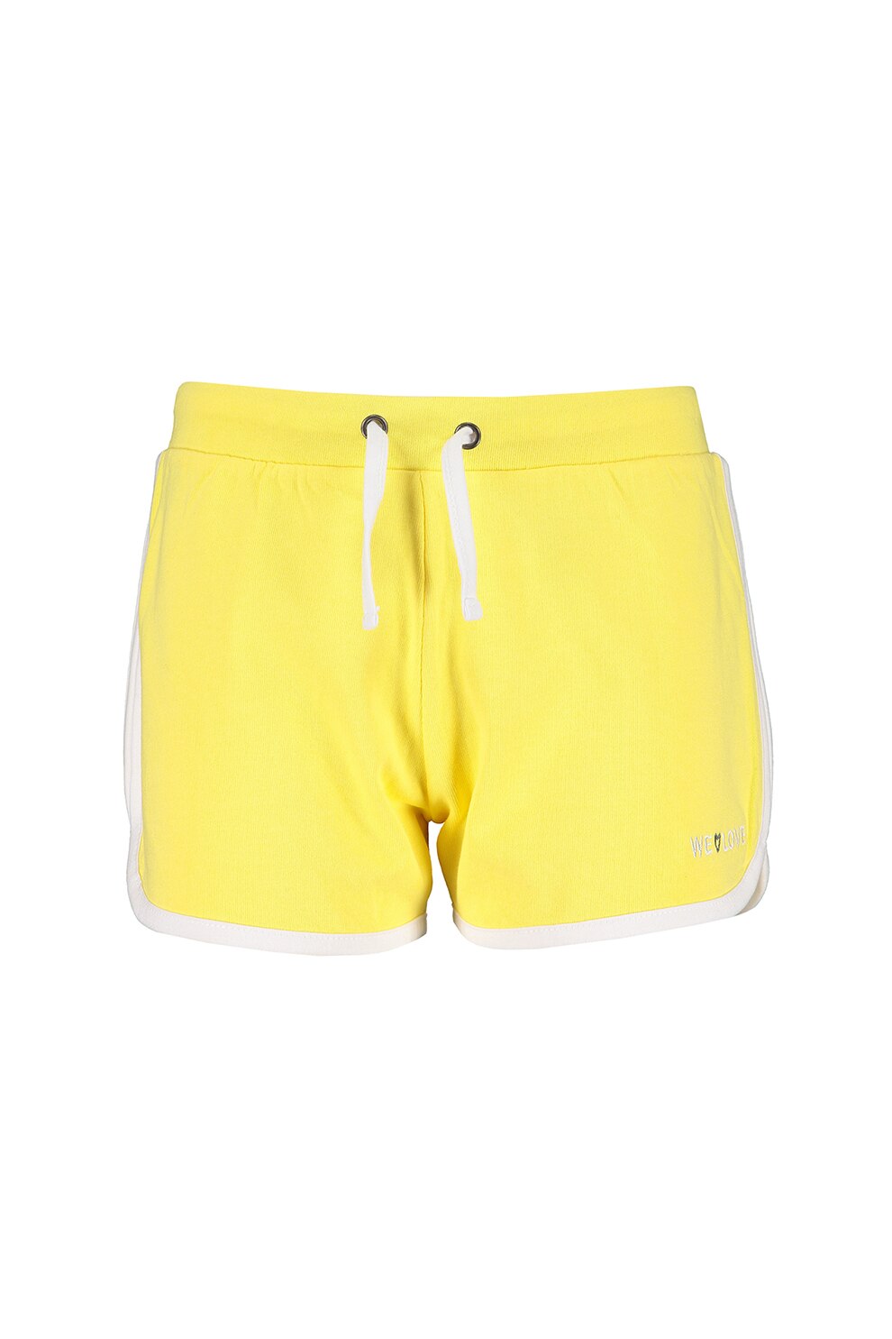 Blue Seven, Pantaloni scurti de bumbac organic, Galben/Alb