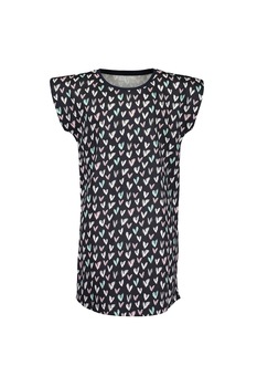 Blue Seven, Rochie cu imprimeu grafic, Negru/Alb/Roz Blue Seven, Rochie cu imprimeu grafic, Negru/Alb/Roz