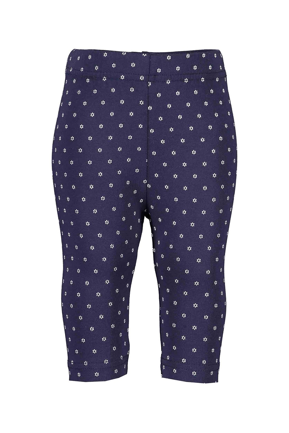 Blue Seven, Colanti 3/4 cu imprimeu floral, fete, Bleumarin/Alb