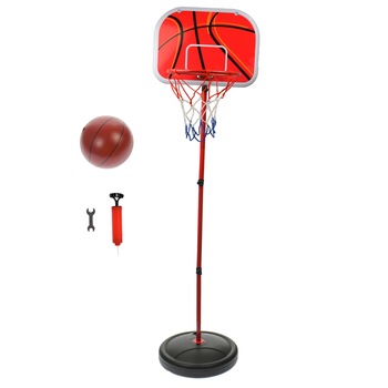 Set cos de baschet si minge de jucarie, lungime reglabila, inaltime 200 cm - 888172 Set cos de baschet si minge de jucarie, lungime reglabila, inaltime 200 cm - 888172