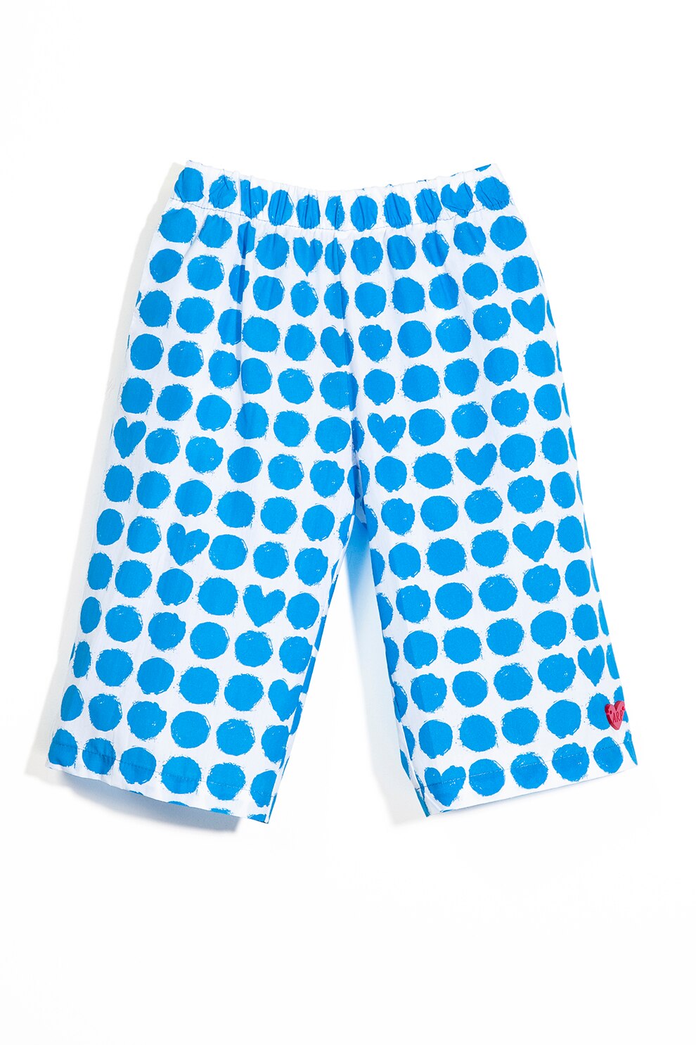 Agatha Ruiz de la Prada, Pantaloni cu imprimeu, Alb/Bleu