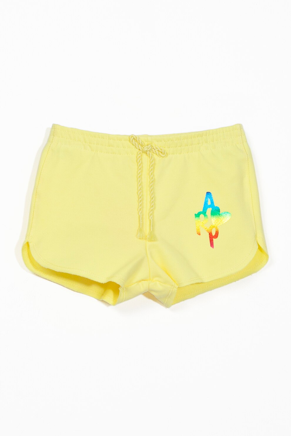 Agatha Ruiz de la Prada, Pantaloni scurti cu snur in talie, Galben pai