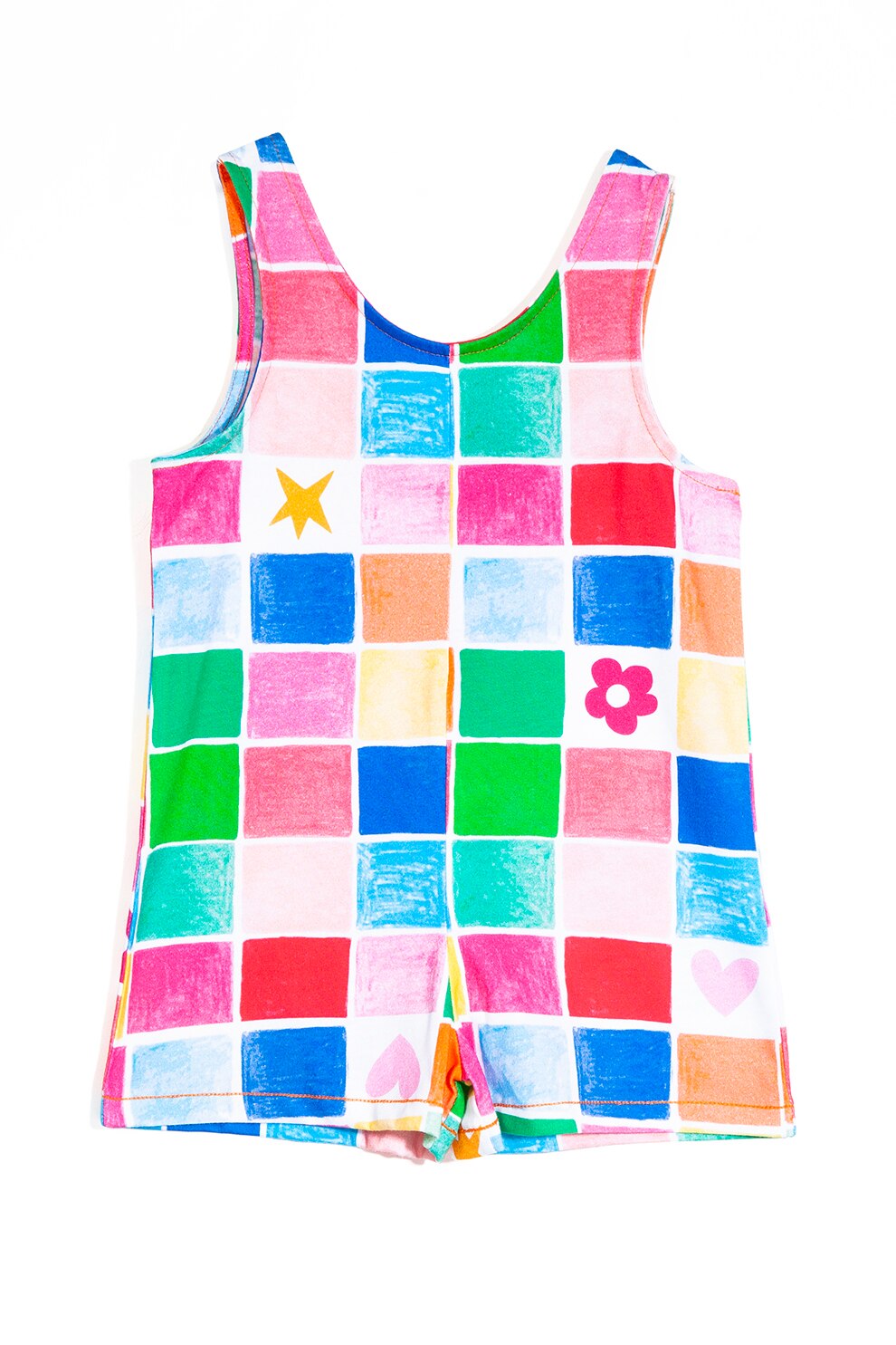 Agatha Ruiz de la Prada, Salopeta cu imprimeu, Roz/Albastru/Verde