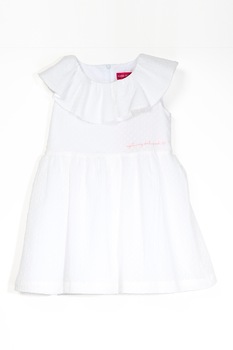 Agatha Ruiz de la Prada, Rochie evazata fara maneci, Alb optic, 164 CM Agatha Ruiz de la Prada, Rochie evazata fara maneci, Alb optic, 164 CM