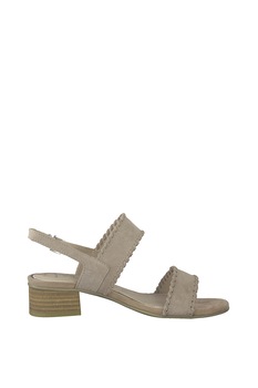 Marco Tozzi, Sandale slingback de piele intoarsa Marco Tozzi, Sandale slingback de piele intoarsa