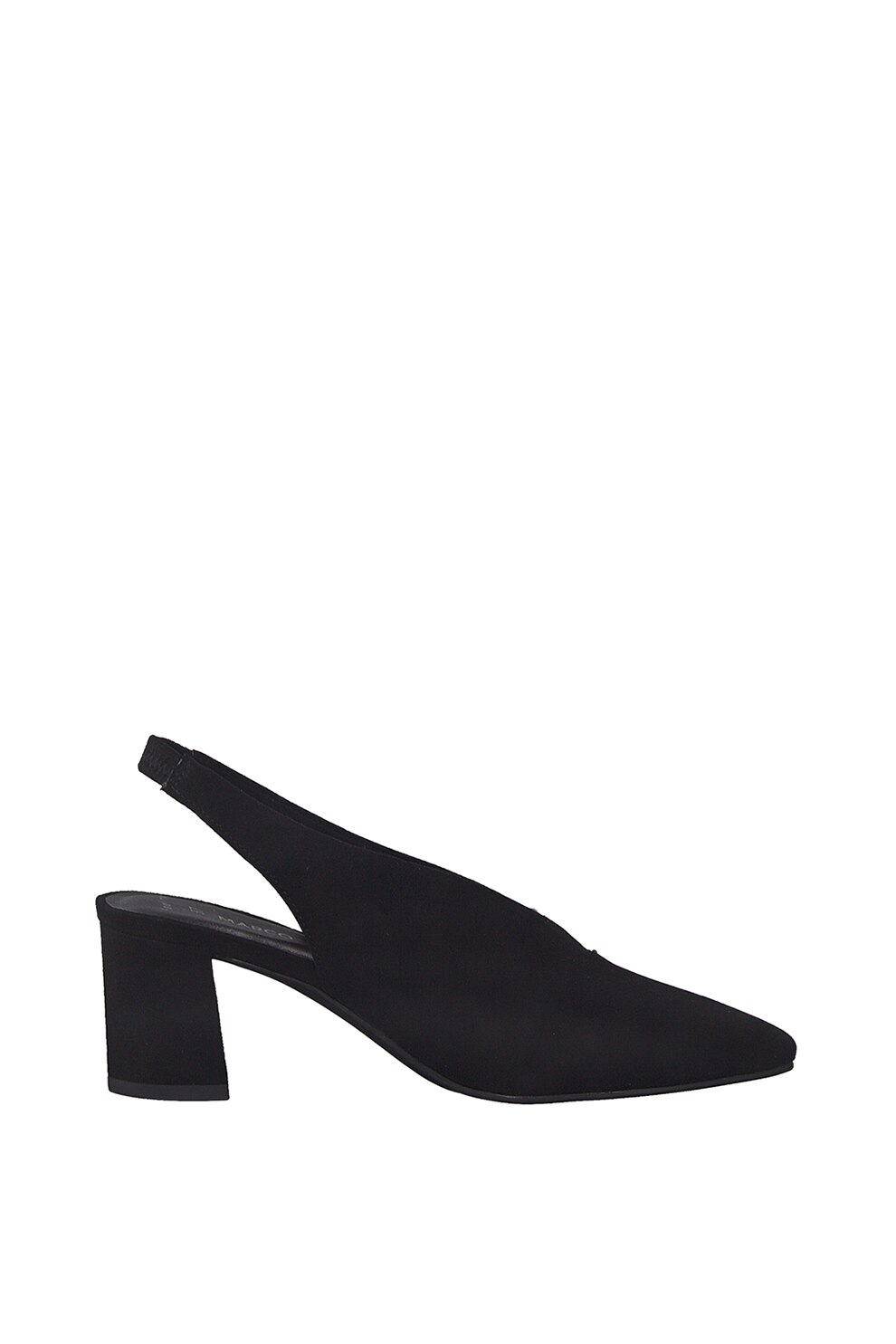 Marco Tozzi, Pantofi slingback de piele ecologica, Negru, 40