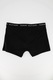 Tommy Hilfiger, Set de boxeri din amestec de bumbac cu logo- 3 perechi, Negru, L