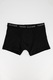 Tommy Hilfiger, Set de boxeri din amestec de bumbac cu logo- 3 perechi, Negru, L