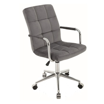 Scaun birou copii SL Q022 gri velvet Scaun birou copii SL Q022 gri velvet