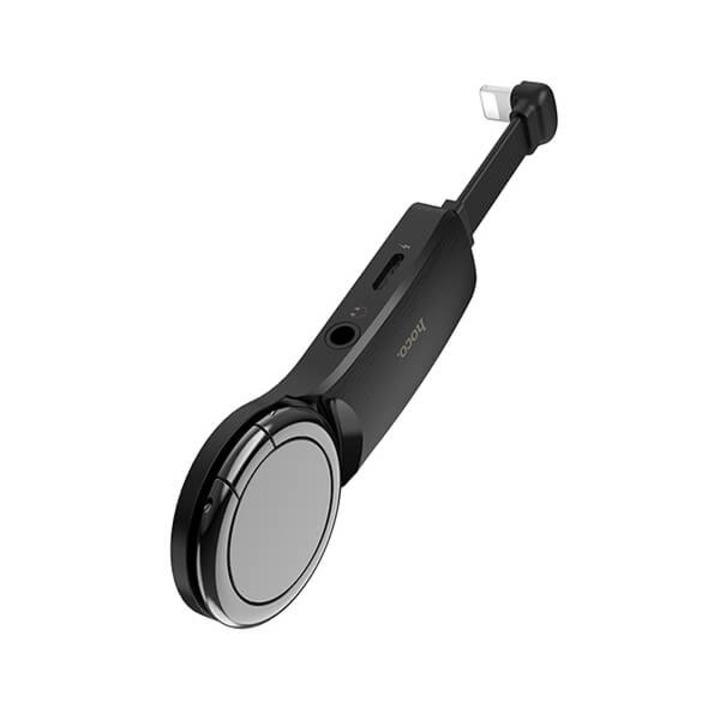 Адаптер Hoco Lightning & 3.5 mm Adapter LS22, за устройства с Lightning порт, черен